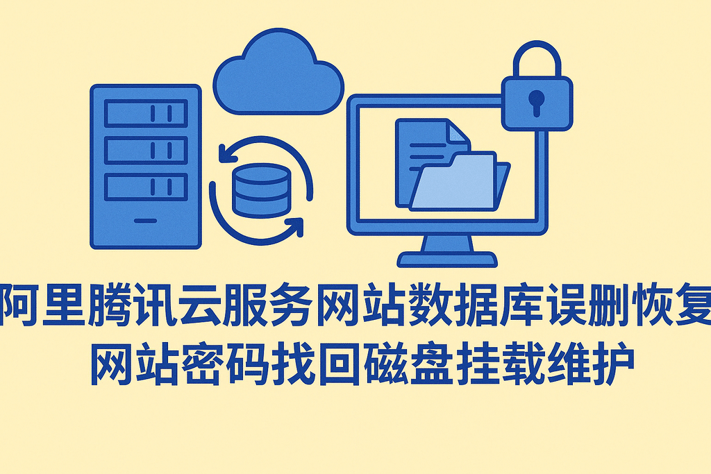 阿里騰訊云服務(wù)器網(wǎng)站數據庫誤刪恢復網(wǎng)站密碼找回磁盤(pán)掛載維護