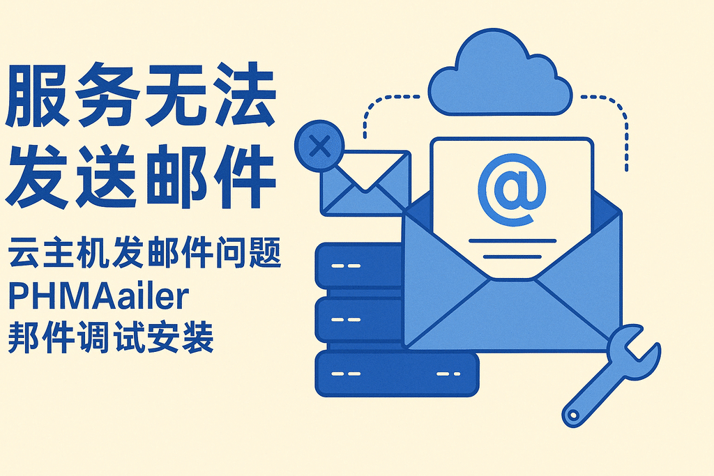 服務(wù)器無(wú)法發(fā)送郵件 云主機發(fā)郵件問(wèn)題 phpmailer 郵件調試安裝