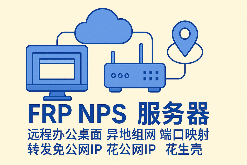 frp nps服務(wù)器遠程辦公桌面異地組網(wǎng)端口映射轉發(fā)免公網(wǎng)ip花生殼