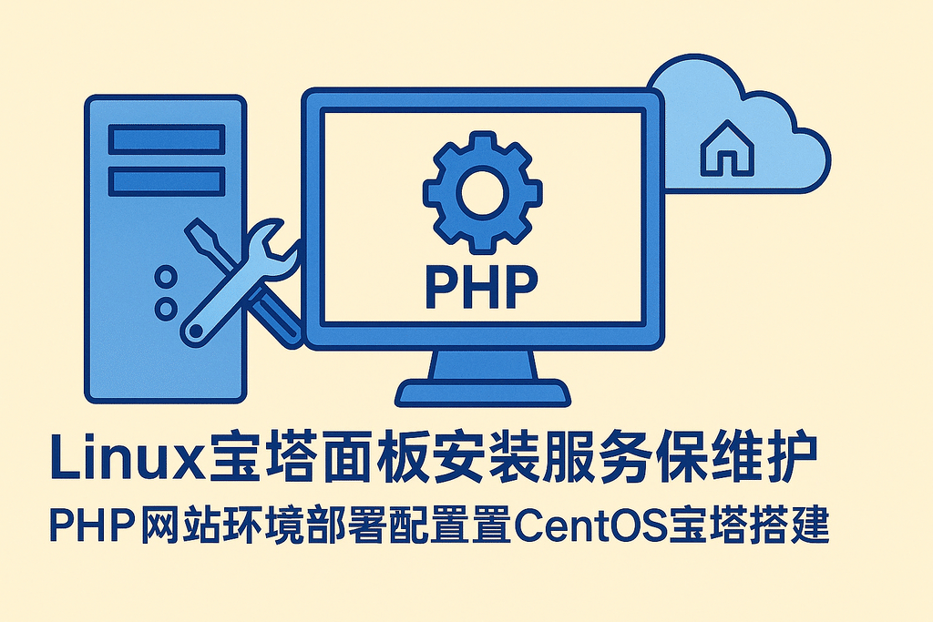 linux寶塔面板安裝服務(wù)器維護PHP網(wǎng)站環(huán)境部署配置centOS寶塔搭建