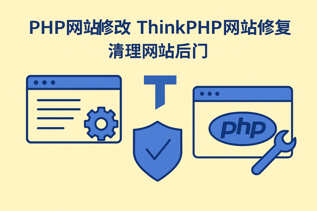 php網(wǎng)站修改 thinkphp網(wǎng)站修復 快照被劫持密碼找回 清理網(wǎng)站后門(mén)