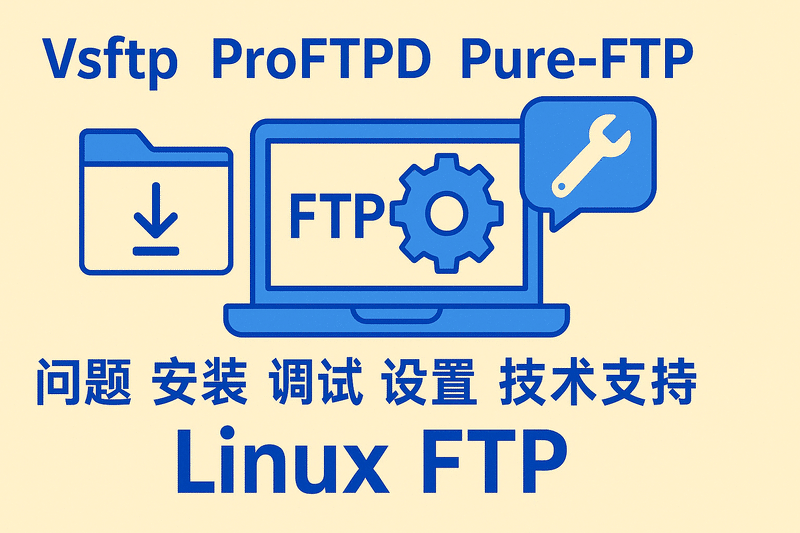 Vsftp ProFTP Pure-FTP 問(wèn)題 安裝 調試 設置 技術(shù)支持 Linux FTP